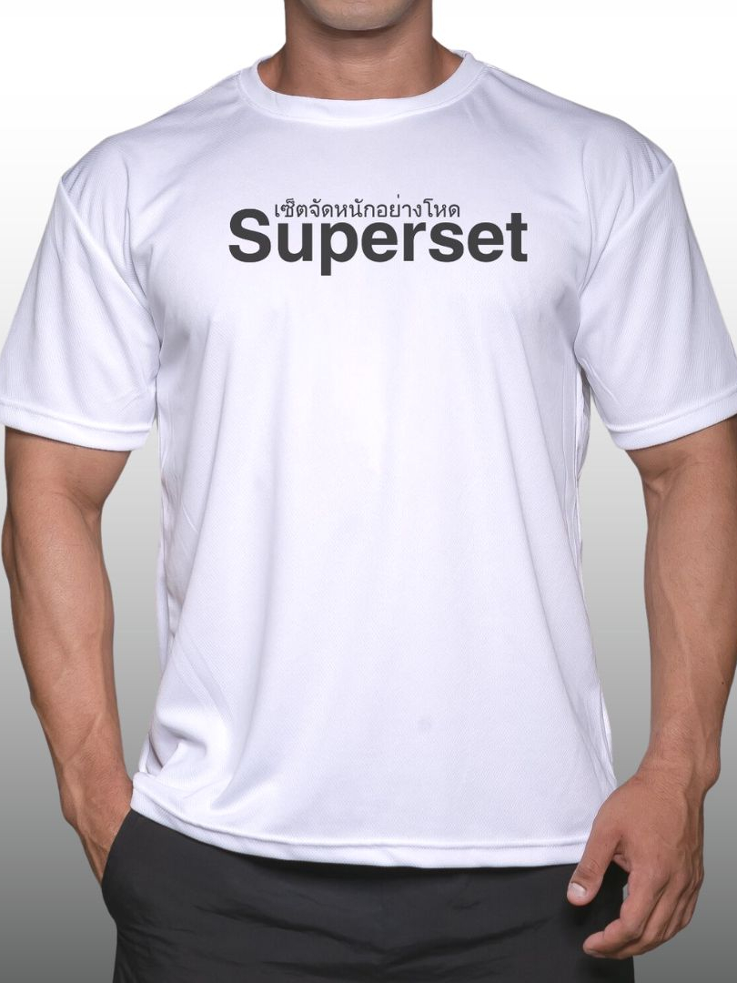 superset-เสื้อยืดแขนสั้นผู้ชาย-men-s-gym-workout-bodybuilding-muscle-t-shirt