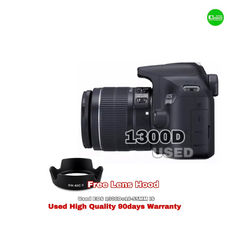 canon-1300d-18-55mm-กล้อง-wifi-dslr-18mega-เมนูไทย-วีดีโอ-full-hd-จอใหญ่-3-มือสอง-usedสภาพดี-มีประกัน3เดือน-free-sd32