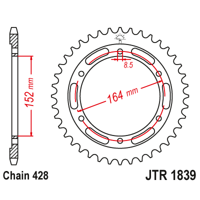 สเตอร์หลัง-sr400-sr500-ขนาด-428