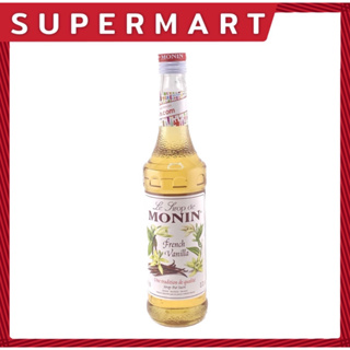 SUPERMART Monin French Vanilla Syrup 700 ml. น้ำเชื่อมกลิ่นเฟรนซ์ วานิลลา ตราโมนิน 700 มล. #1108140
