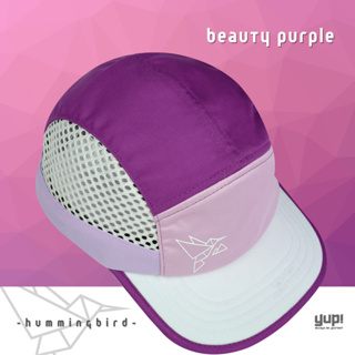 YUP! - NEW! หมวกวิ่ง Duckbill Cap 🔥 Hummingbrid Collection : BEAUTY PURPLE