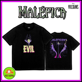 เสื้อDisney ลาย Malefica ( Villains ) สีดำ (TMX-006)
