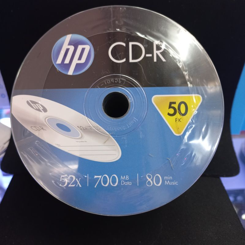 แผ่นซีดี-cd-cd-r-ยี่ห้อ-hp-แท้-ความจุ-700mb-pack-50-แผ่น