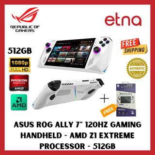 ASUS ROG Ally 7" 120Hz Gaming Handheld - AMD Z1 Extreme Processor - 512GB Free Glass Screen Protector