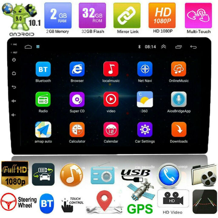 จอแอนดรอย-7-9-ram2-wifi-gps-android-แท้-2din-วิทยุติดรถยนต์-7นิ้ว-9นิ้ว-10นิ้ว-จอandriod-จอแอนดรอยด์ติด