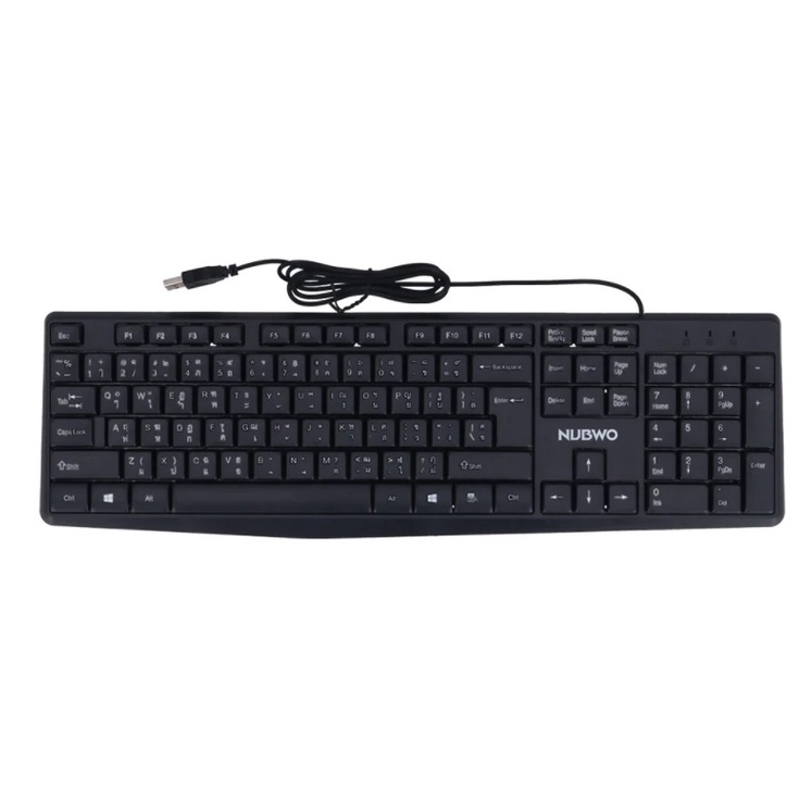 nubwo-nk-39-business-keyboard-คีย์บอร์ด-ขนาดบาง-เบา-เหมาะกับงานออฟฟิศ-แป้นพิม-ไทย-อังกฤษ-พร้อมส่ง