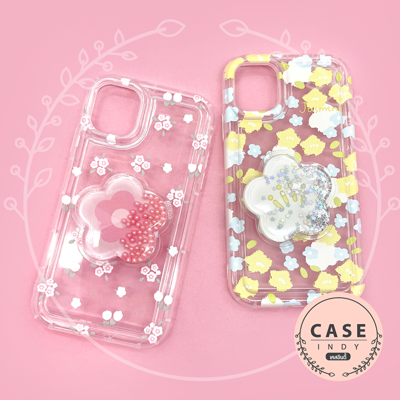 oppo-a5-a9-2020-a15-a16-a17-a57-เคสมือถือนิ่ม-tpu-ใสกันเลนส์กล้องนูนลายดอกไม้-พิมพ์ลายการ์ตูน-ฟรี-griptok-ดอกไม้ตู้น้ำ