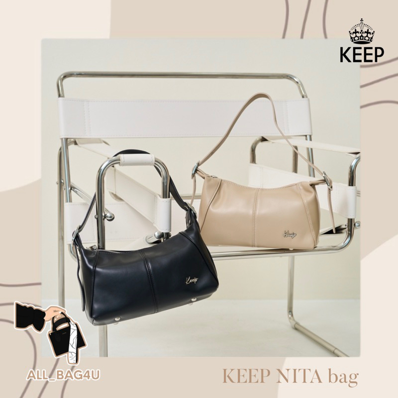 รับหิ้วของแท้จากshop-รุ่นใหม่ล่าสุด-กระเป๋าถือ-กระเป๋าสะพายข้าง-keep-bag-รุ่น-nita-bag-ทรงโฮโบ