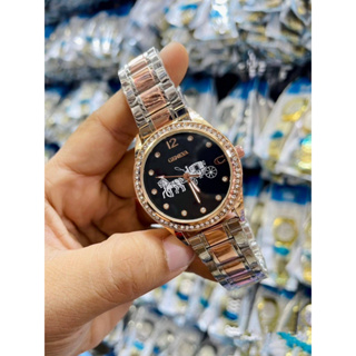 นาฬิกาข้อมือ Geneva Watch เจนีวาสายเหล็กแฟชันสไตล์แฟชั่น จีนีวา พร้อมส่งในไทย