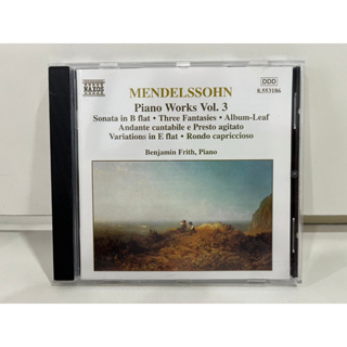 1 CD MUSIC ซีดีเพลงสากล     NAXOS  MENDELSSOHN: Piano Works Vol. 3   (A8A26)