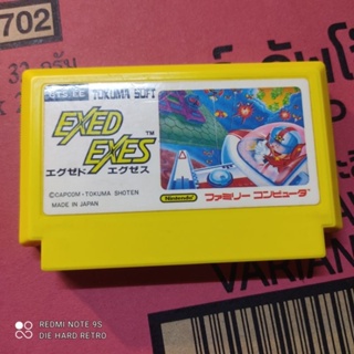 ตลับแท้ Exed Exes แฟมิคอม Famicom เกมส์ยิงสุดมันส์ แห่งยุค สภาพดี ใช้งานได้ปกติ สำหรับสะสม