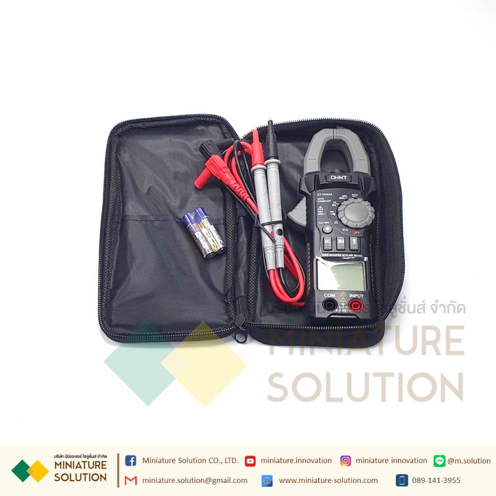 ดิจิตอล แคลมป์มิเตอร์ CHINT DIGITAL CLAMP METER MODEL 2017 เครื่องวัด