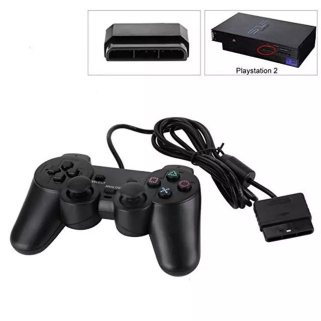 joy-play-ii-จอย-เพลย์-play-station-2-double-shock-2-controller-ps2