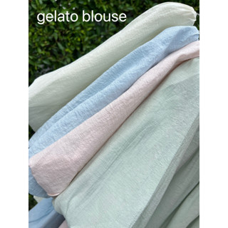 [Gelato] {อก40" - เหลือสีครีมสีเดียว} เสื้องานรุ่นใหม่ งานน่ารัก มีเข้ามาทั้งหมด 4 สี