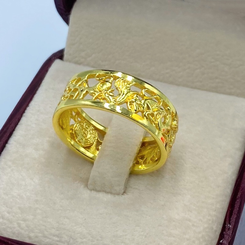 แหวนทอง2สลึง-แหวน12ราศี-แหวนมงคล-แหวนทองปลอม-ทองชุบ-n402-แหวนทองผผู้หญิง-แหวนทองผู้ชาย