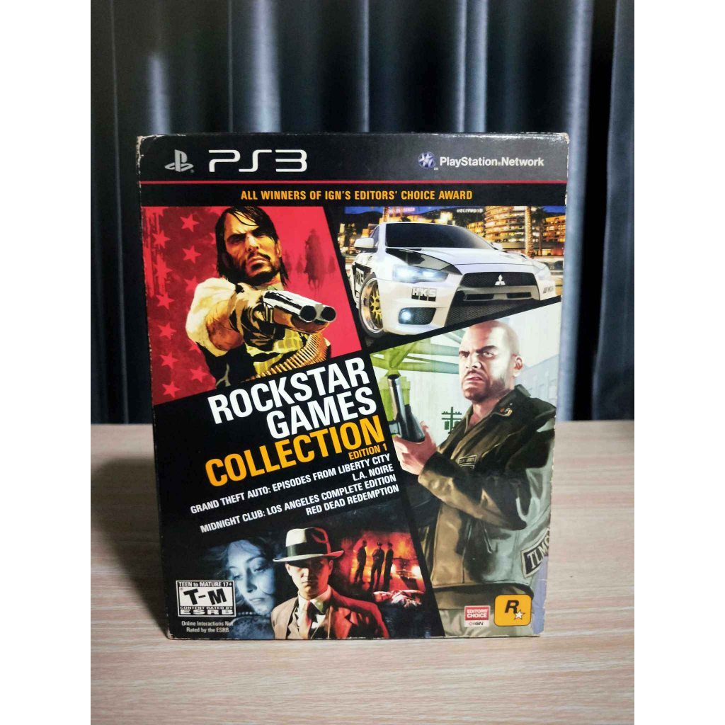 PS3 Rockstar Games Collection Edition +4 เเผ่น (EN) z1 ชุดพิเศษแผ่นเกมส์ Shopee Thailand
