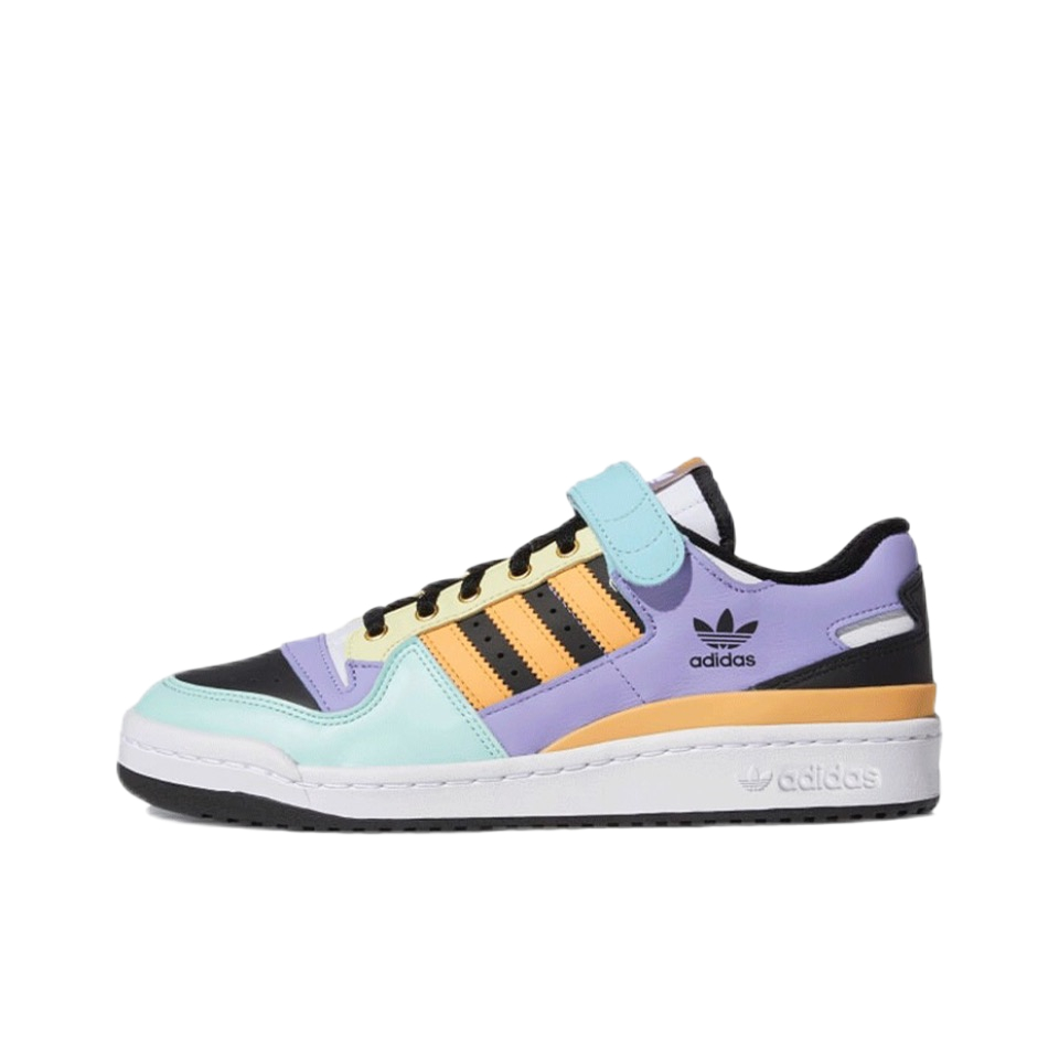 adidas-originals-forum-low-easter-รองเท้าผ้าใบน้ำหนักเบาน้ำหนักเบาสีส้มสีน้ำเงิน-รองเท้าวิ่งรองเท้าผ้าใบของแท้-100