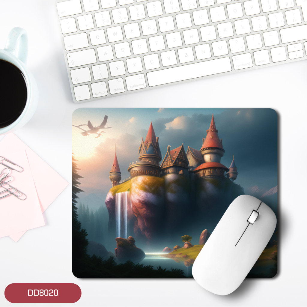 แผ่นรองเมาส์-ขนาด-24-x-19-cm-mouse-pad-แผ่นรองเมาส์แบบผ้า-ลายแฟนตาชี