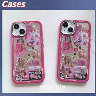 🚚จัดส่งทันที👌เคสไอโ case for iphone 11 12 ตุ๊กตาบาร์บี้บุคลิกภาพแฟชั่น  เคส 14 13 12 11 pro max เคสมือถือกันกระแทก