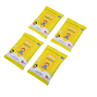 40 Packs Excue Baby Hand &amp; Mouth Wipes/Lemon Wet Wipes 10sheets