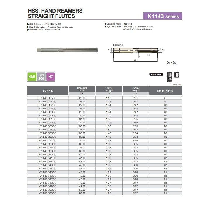 reamers-hss-yg-รีมเมอร์-ไฮสปีด-yg-h7-เกลียวตรง