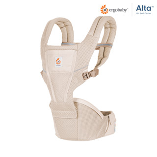 Ergobaby ( เออร์โกเบบี้ ) เป้อุ้ม Alta Hip Seat Natural Beige สีเบจ รหัส EGBCHIPSFMNATBGE