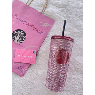 Starcucks x Black Pink / Bling Cold Cup แก้วใบโปรดลิซ่า