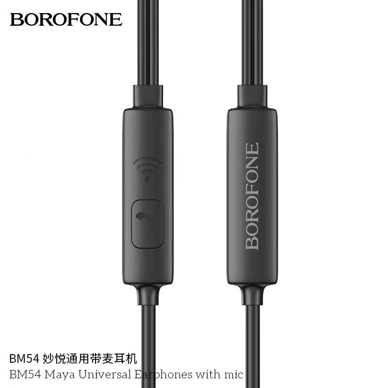 borofone-bm54-หูฟัง-bm54-small-talk-earphones-with-microphone-สายยาว1-2เมตร-หูฟังมีสายแจ๊ค3-5-หูฟังเสียงดี-260766t