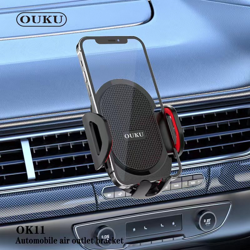 ouku-รุ่น-ok11-ที่ยึดมือถือ-ที่จับโทรศัพท์ในรถยนต์-แบบติดช่องแอร์-car-holder-air-outlet-พร้อมส่ง-060666t
