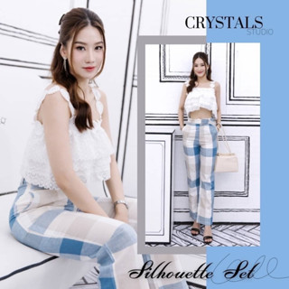 CRYSTALS:Set 3 ชิ้น เสื้อครอปสั้นสายเดี่ยว(*รบกวนเช็คสต๊อกก่อนกดสั่งซื้อ)