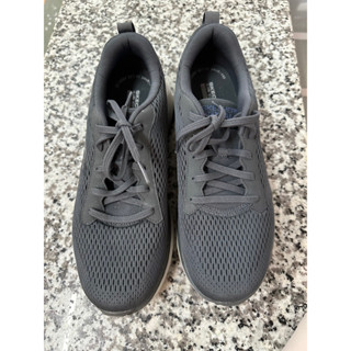 รองเท้า skechers ผู้ชาย มือ2 รุ่น Go walk สีเทา charcoal size ขนาด US9