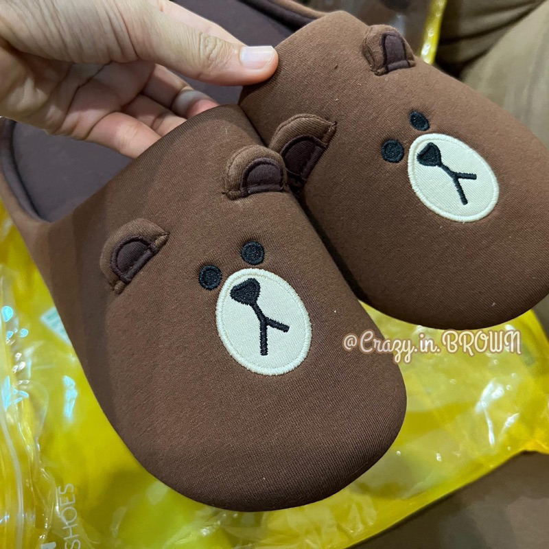 slipper-สลิปเปอร์หมีบราวน์-รองเท้าใส่ในบ้าน