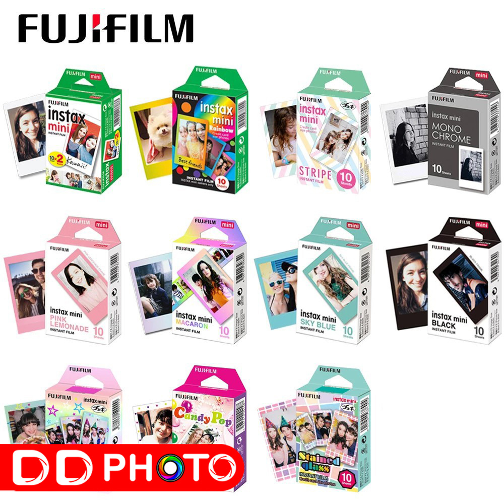 ภาพหน้าปกสินค้าFujifilm Film instax mini ฟิล์มคละลายการ์ตูน จากร้าน dd_photo บน Shopee