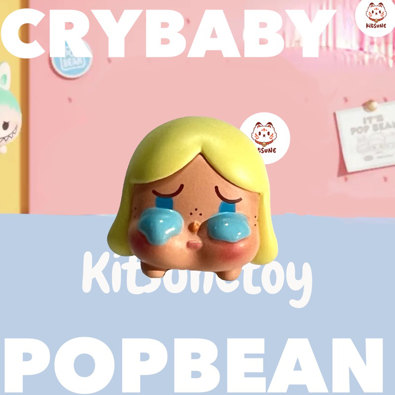 [แถมที่ติด(ติดเอง)] Popbean Crybaby all Series Pop bean Popmart Cry
