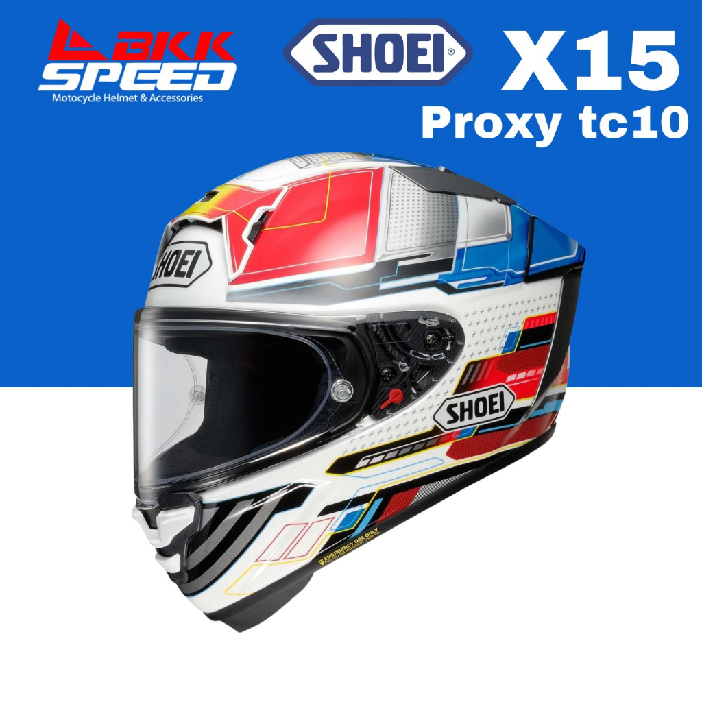 shoei-x15-proxy-tc10-tricolor-ลายใหม่-ปลายปี-2023