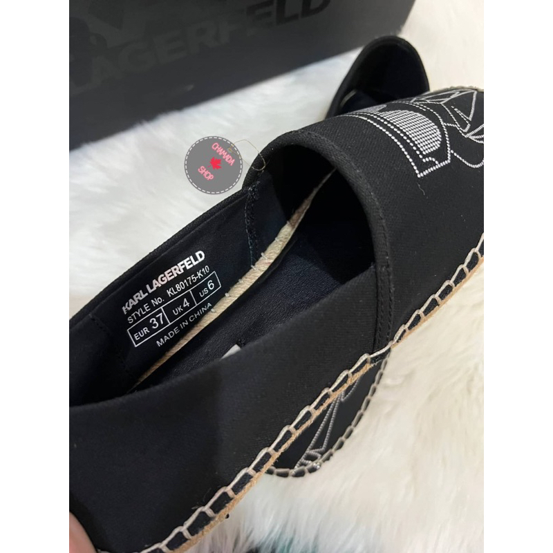 รองเท้าสวม-karl-lagerfeld-espadrilles