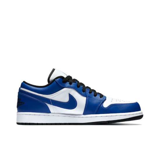 air-jordan-1-low-game-royal-สีขาวและฟ้า-lightning