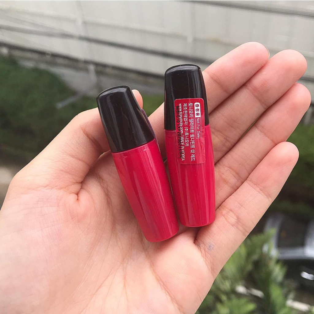 ของแท้-ขายดีในเกาหลี-tony-moly-delight-tony-tint-mini-02-red-3-5ml-ลิปสติก-บำรุงฝีปาก-ชุ่มชื่นไม่แห้ง