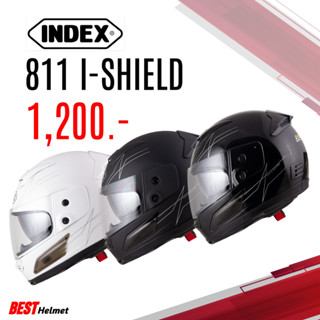 หมวกกันน็อค 811 i-Shield มีแว่นด้านใน ราคาถูก 1,200.- ขนาด M-L