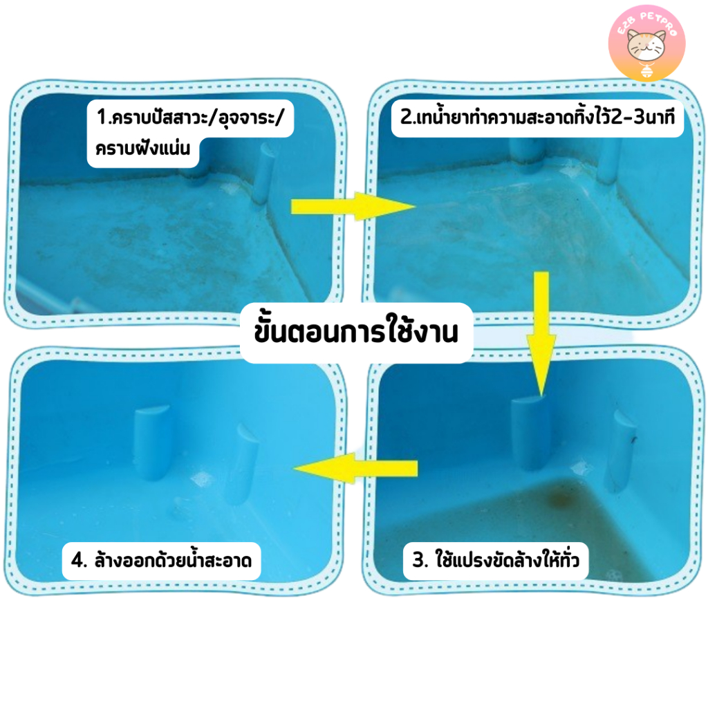 น้ำยาทำความสะอาดกรงกระต่าย-เปรย์ทำความสะอาดกรงสัตว์เลี้ยง-ปลอดภัยสำหรับสัตว์เล็ก-e018