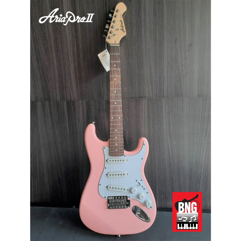 กีตาร์ไฟฟ้า-aria-pro-ii-stg-mini-kwpk-แอเรีย-electric-guitars-ฟรีกระเป๋า-aria-gigbag