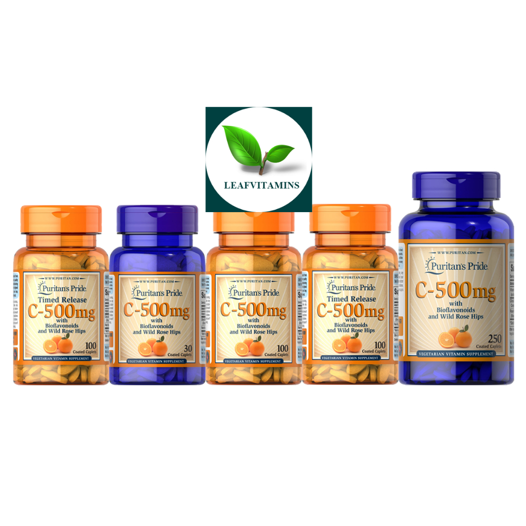 Puritan's Pride Vitamin C500 mg with Protective Bioflavonoids and Wild