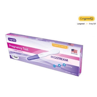 (ไม่ระบุหน้ากล่อง) พร้อมส่ง ส่งไว ที่ตรวจครรภ์แม่นยำ✅ LONGMED Pregnancy Test แบบจุ่ม ที่ตรวจตั้งครรภ์แบบหยด แบบปากกา