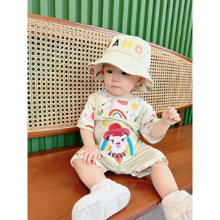 รอมเปอร์เด็ก ชุดเด็ก Romper Alpaca - The Wonder Alpaca Collection by Baby TiAmo