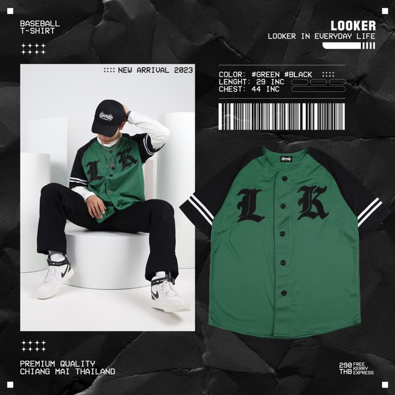 looker-เสื้อ-baseball-ปักโลโก้-9-clothing