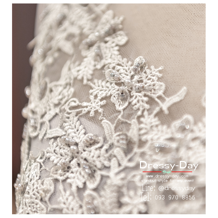 ชุดแม่เจ้าสาวตอนเช้า-กลางวัน-แบบไม่แก่-สวยเรียบหรูปังเกินต้าน-pfl217-gry-เทา-เงิน