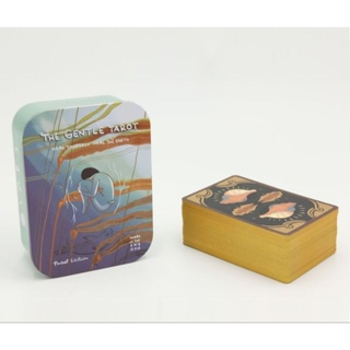 Gentle Tarot Pocket Edition ไพ่ยิปซีสไตล์มินิมอลขอบทองขนาดพกพา ไพ่ยิปซี ไพ่ทาโร่ต์ ไพ่ออราเคิล Tarot Oracle Cards