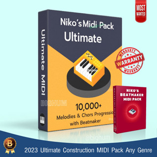 Nikos MIDI Pack Ultimate Construction MIDI Pack and Beatmaker For Any Genre For DAW software