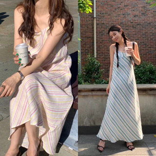 conycolours | Candy long dress 🍇เดรสสายเดี่ยวทรงยาว