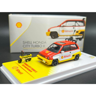 INNO64 x Tiny x Shell HONDA CITY TURBO II ""SHELL" With ""SHELL"" MOTOCOMPO"